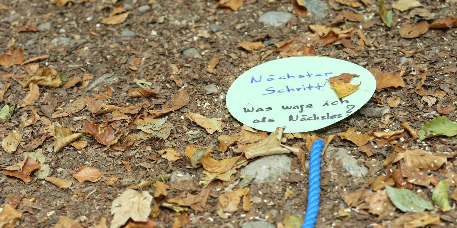 Sich trotzdem entscheiden, das Leben bewusst weiter zu gestalten